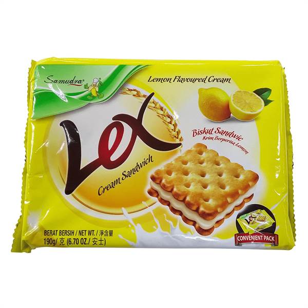 Lex Lemon Flavoured Biscuits Imported